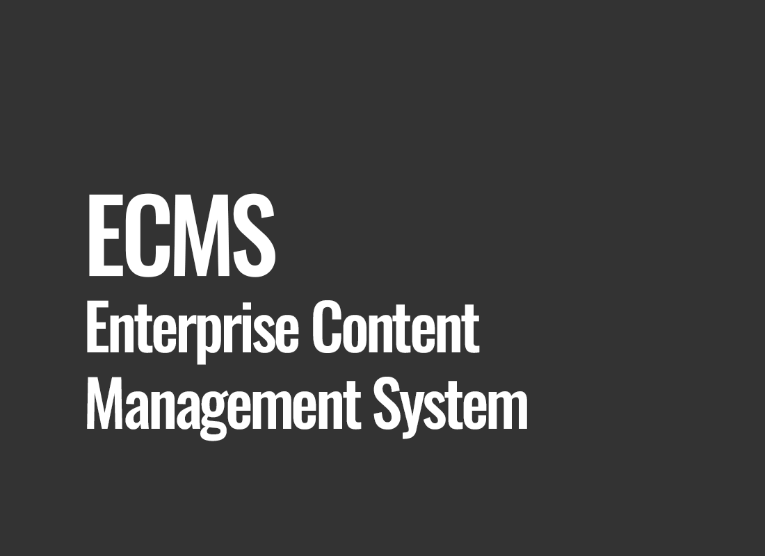ECMS (Enterprise Content Management System)