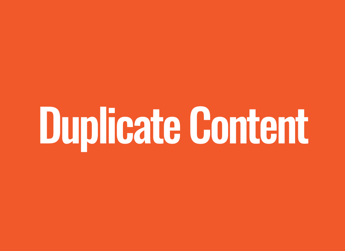 Duplicate content