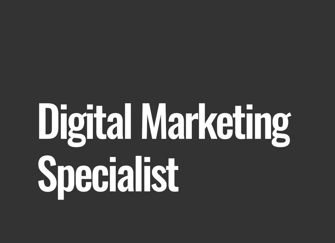 Digital Marketing Specialist 