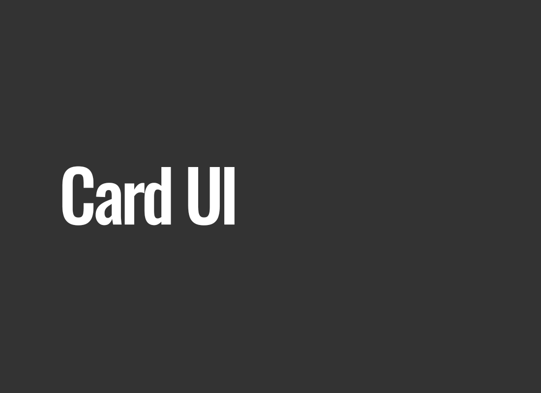 Card UI