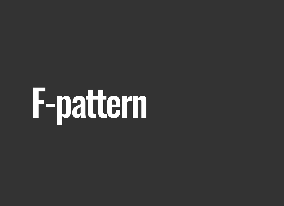 F-pattern