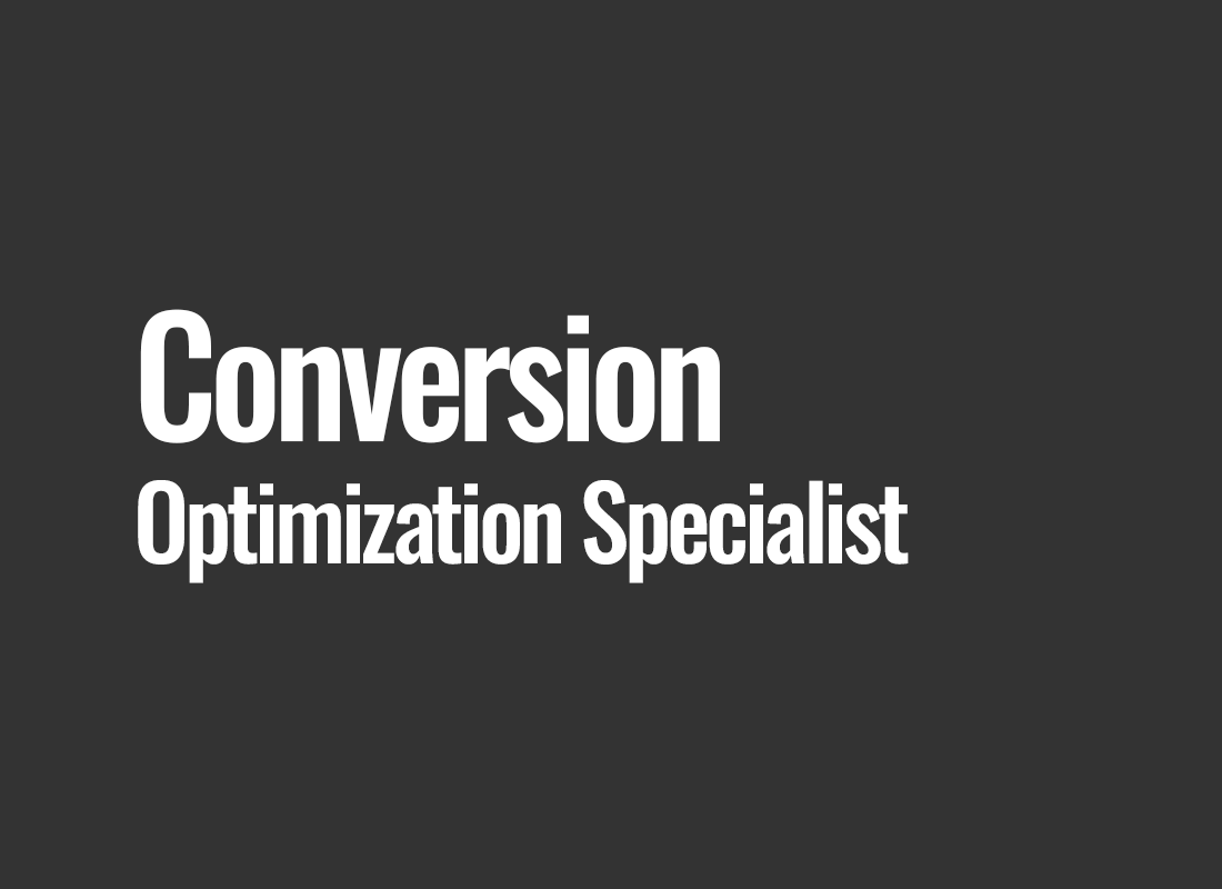 Conversion Optimization Specialist