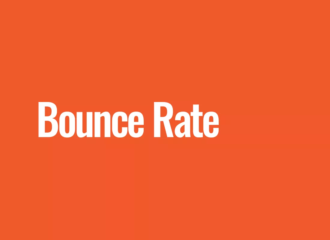Bounce rate