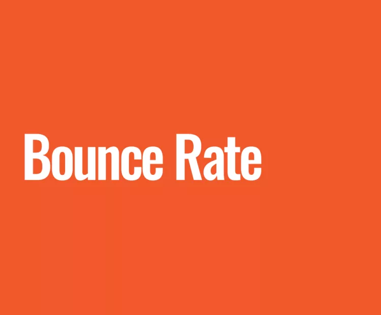 Bounce rate