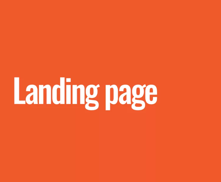 Landing page