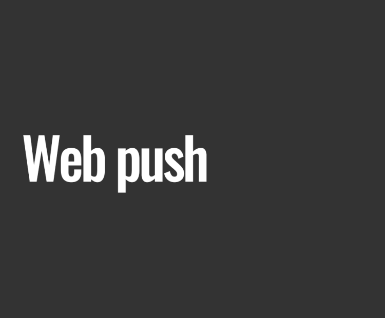 Web push