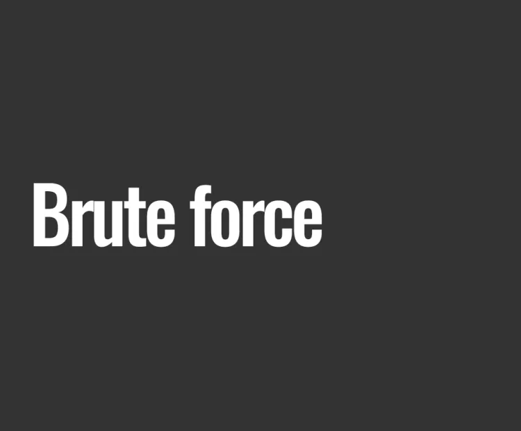 Brute force