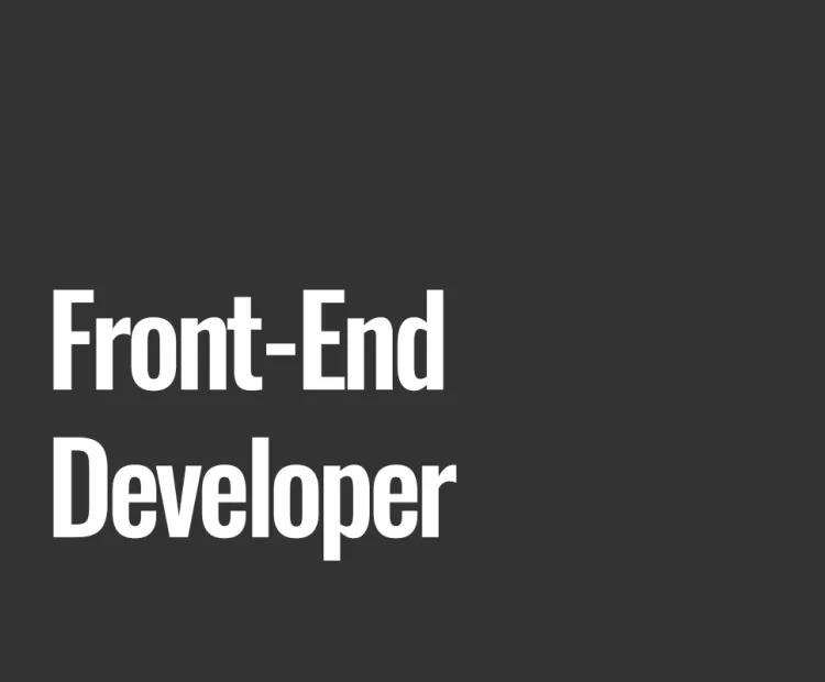 Front-End Developer