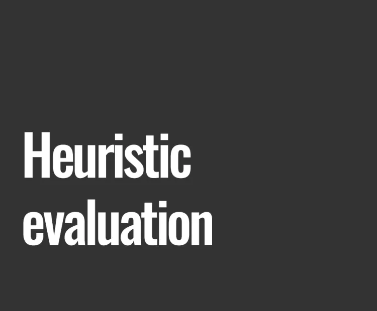 Heuristic evaluation