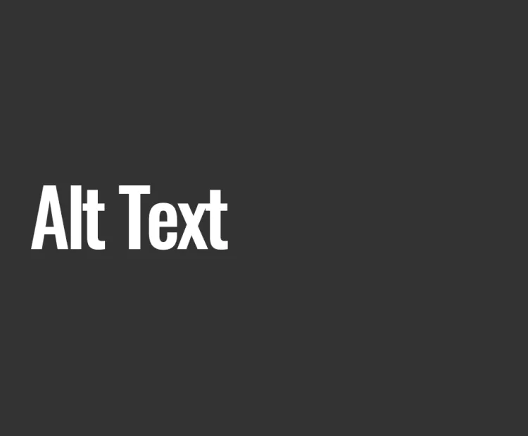 Alt Text