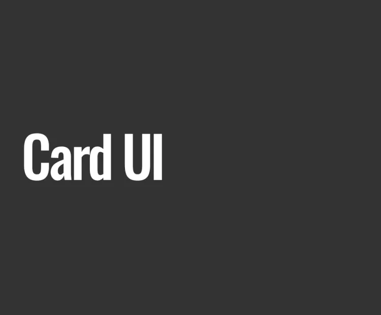 Card UI