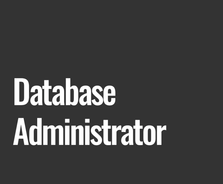 Database Administrator 