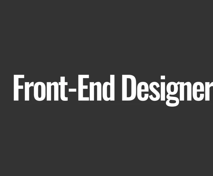 Front-End Designer